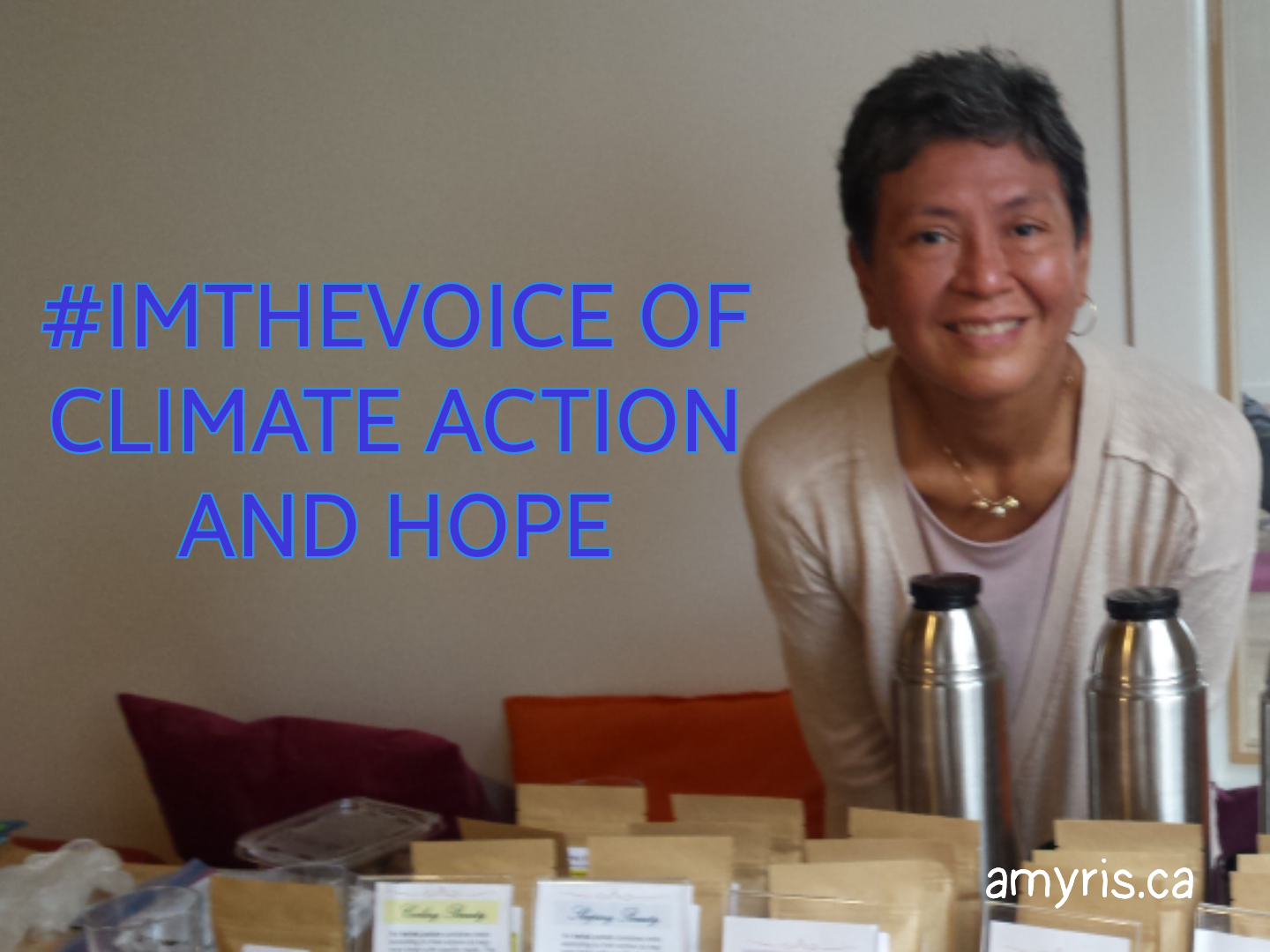 I am the voice of climate change and hope