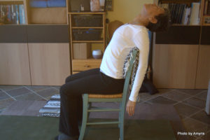 Seated back bend 